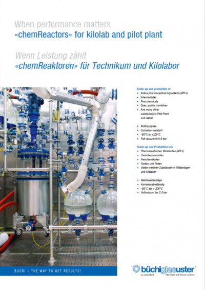 Glass Reactor Pilot Plants