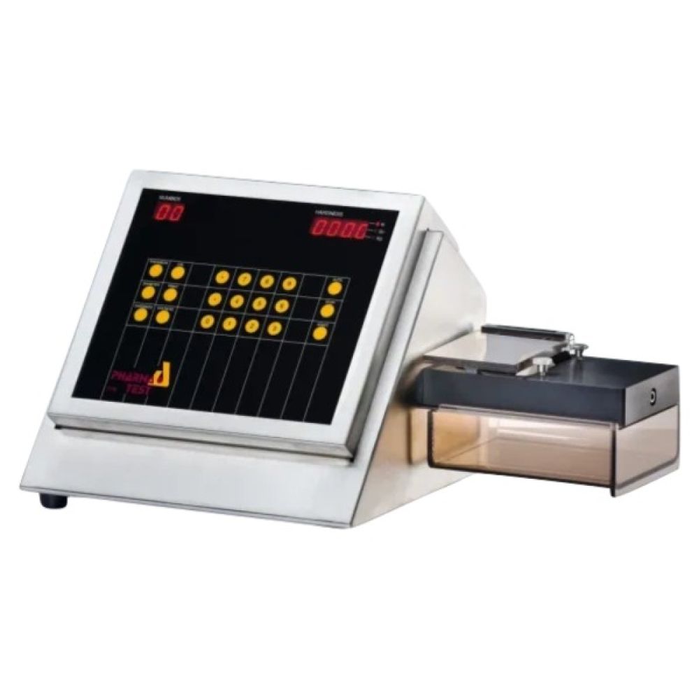 Instrumento manual prueba de dureza de tabletas. Impresora de informes Integrada PTB 111EP